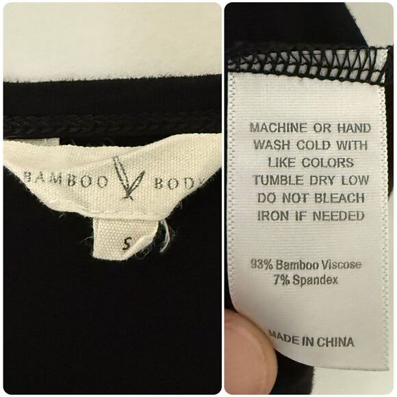 Bamboo Body Elsie Dress in Black | Small - Picture 6 of 6